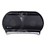 San Jamar Twin 9" Jumbo Bath Tissue Dispenser, Black Pearl, 12"H x 19"W x 5 1/4"D~#|#~s0538430_sc7