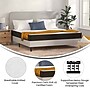 Flash Furniture Capri Comfortable Sleep 8" Foam and Innerspring Hybrid Mattress, King (CLE238BK)~#|#~61C67298-1744-469C-82A2066BD38DFF4B_sc7