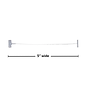 Nahanco 5" Economy Standard Fastener, Natural, 5000/Pack (F5)~#|#~61CBEF72-FD8D-420C-BA8EB8AD41FC3CD4_sc7