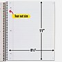 Five Star 3-Subject Notebooks, 8.5" x 11", College Ruled, 150 Sheets (06050/06210)~#|#~61D1B7D6-4ED5-4AC2-A933D84C85755B9C_sc7