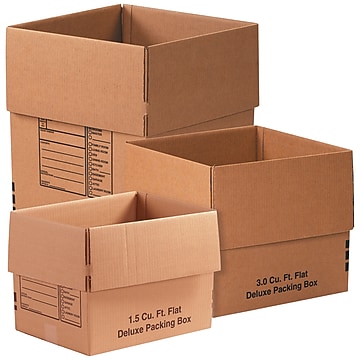 Scatole Ondulate 15x15x7 Pollici - 32 ECT - Ideali Per Traslochi O Spedizioni - Pacco Da 1