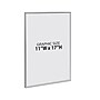 Azar Displays Self Adhesive Sign Holder, 11" x 17", Vertical, Wall Mounted, Clear, Acrylic, 10/Pack (122032)~#|#~61D43D98-5A96-43E2-92EDF11A5025C58A_sc7