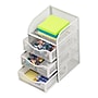 Mind Reader 4-Compartment Metal Desk Organizer, White (MESHMINI-WHT)~#|#~61D54E33-687B-4F81-853935B25194D498_sc7
