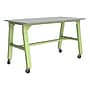 Learniture Ideate Series Rectangular Activity Table, 72" x 36", Laminate, North Sea/Green Apple (LNT-NOR3006-GA-PK-SO)~#|#~61D915BD-B458-410E-94324121D0DA1090_sc7