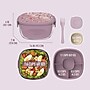 bentgo All-in-One Salad Container, 5-Compartment, Bouquet, 61 oz. (BGLSLPT-FLBQ)~#|#~61DF98DA-5409-4BB9-B156A56F066B54AD_sc7