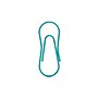 Poppin Standard Paper Clips, Assorted Colors, 50 Clips/Pack (108620)~#|#~61E4BEC9-BB80-4777-9502514349B40767_sc7