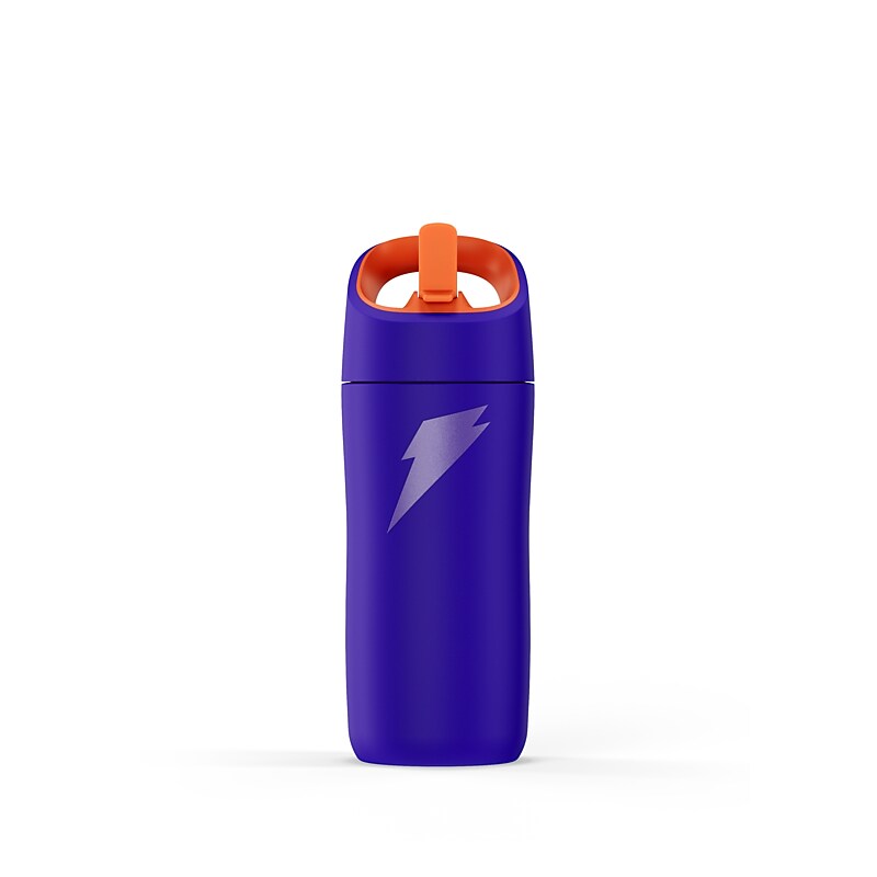 Gatorade Rookie Stainless Steel Water Bottle, 12 oz., Purple (05607) image 1