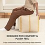 Anji Mountain Waterbury Beige Honey Mustard Fabric Square Pouf Ottoman (AMBPF114-1818)~#|#~61F0EDED-B0AF-49C2-A53DA137F8AD7A23_sc7