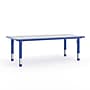 Flash Furniture Wren Rectangular Activity Table, 23.625" x 47.25", Height Adjustable, Blue/Gray (YU060RECTBLBL)~#|#~61F17BCB-D778-41AC-B5CE3CE49C1D089E_sc7