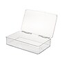 iDESIGN Small Stackable Storage Box with Hinged-Lid, Clear (63030)~#|#~61FEC014-F891-4A41-AC7ED724E3E17F09_sc7