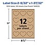 Avery Laser/Inkjet Decorative Edge Multipurpose Labels, 2-9/32" x 1-27/32", Kraft Brown, 1200 Labels/Box ( 94603)~#|#~62008EF6-F0D9-4FEE-898E35E9C190F4DE_sc7