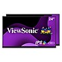 ViewSonic Dual Pack Head-Only 24" 60 Hz LED Monitor, Black (VG2455_56A_H2)~#|#~620157A2-C998-4EE3-91F2D78A80E7C5D6_sc7