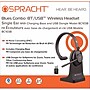 Spracht Blues Combo Bluetooth Noise Cancelling Single Ear Headset, Dark Gray (SPTBC1039)~#|#~6201B2B7-54D1-417C-B510CEDC3ACC15E9_sc7