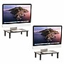 Mind Reader Ventilated Metal Adjustable Monitor Stand, Up to 44 lbs., Black, 2/Pack (4LEGM2PK-BLK)~#|#~62024237-4C86-4D36-9BF8BE1706A08233_sc7