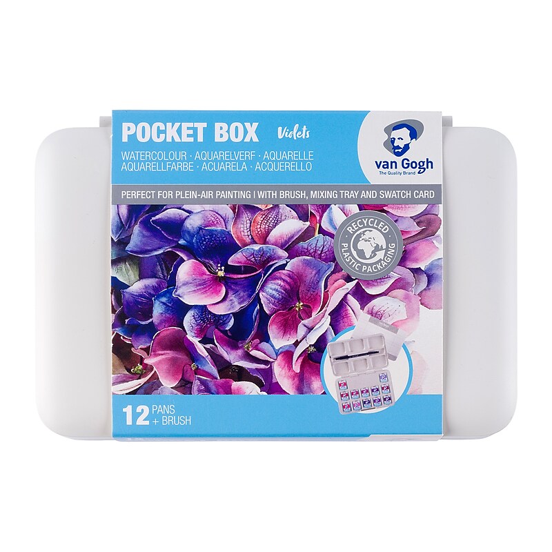 Talens Van Gogh Pinks & Violets Selection Watercolor Paint, Assorted Colors (VNG20808642) image 1