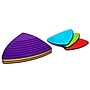 Gonge River Stones, Assorted Colors, 6/Set (WING4120)~#|#~6207C72E-5F33-4698-9F260662898EA379_sc7