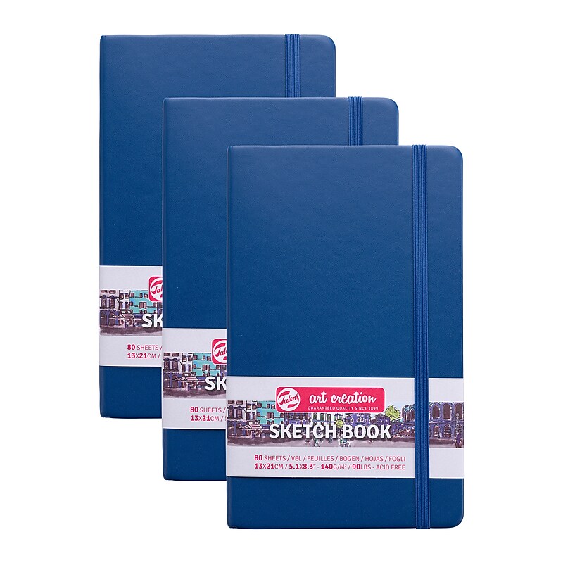 Talens Art Creation 5.1" x 8.3" Sketch Book, 80 Sheets/Book, 3/Bundle (TLN9314232M-3) image 1