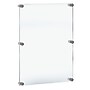 Azar Sign Holder, 24" x 36", Wall Mounted, Silver Acrylic (105536)~#|#~620A800F-120F-41AA-B1A4DB721891F181_sc7