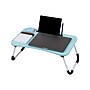 Mind Reader 13.75" x 23.5" MDF/Metal Lap Desk/Laptop Stand With Folding Legs, Blue (LBSTUDY-BLU)~#|#~620F9522-06FA-4B5F-9896ADD7EBD1034C_sc7