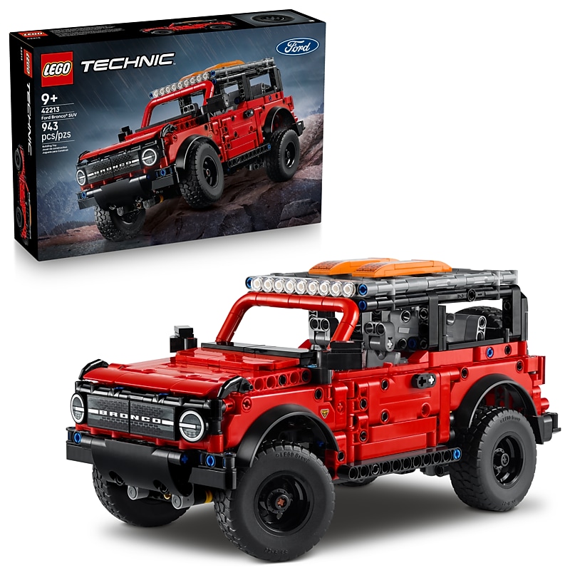 LEGO Technic Ford Bronco SUV Model Car Kit, STEM Building Set, 943 Pieces (42213) image 1