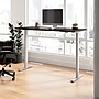Bush Business Furniture Move 60 Series 72"W Electric Height Adjustable Standing Desk, Black Walnut/Cool Gray (M6S7230BWSK)~#|#~6212F562-84CA-49FD-8A2AF5F3A7AC9B95_sc7