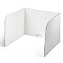 Classroom Products Foldable Cardboard Freestanding Privacy Shield, 19"H x 26"W, White, 20/Box (1920 WH)~#|#~6213E5B3-2288-476C-903DAE879E12B749_sc7