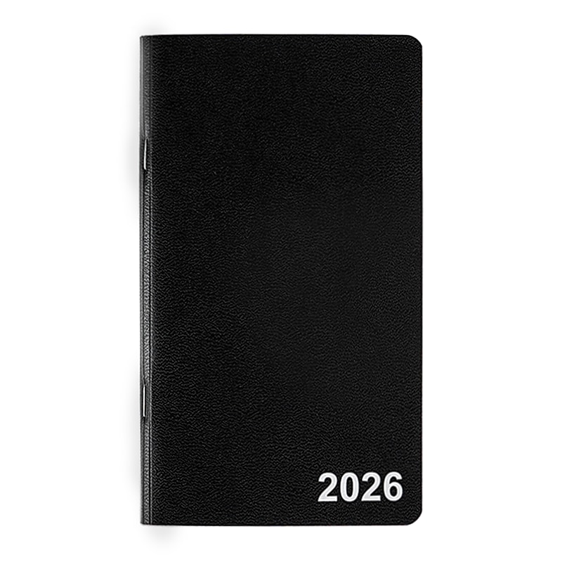 2026 Staples 3.625" x 6.38" Weekly & Monthly Planner, Black (ST12937-26) image 1