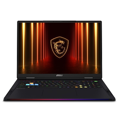 MSI Raider A18 HX 18” 120Hz UHD+ Gaming Laptop: AMD Ryzen 9-9955HX3D, Geforce RTX 5090, 64GB DDR5, 2TB SSD, Type C, Win 11 Pro: A9WJG-052US