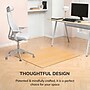 Anji Mountain Plush Bamboo Carpet & Hard Floor Chair Mat, 42" x 48", Natural (AMB0500-1010)~#|#~621ECB69-3A67-4742-BC7840F0B48D5BEF_sc7