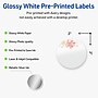 Avery Circle Multipurpose Labels, 2" Dia., White, 120/Pack (19479370431)~#|#~622A2DD9-CA40-4674-B40F8BEF156DA895_sc7