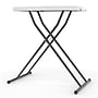 Staples® 25.5" x 17.8" Heavy Duty Folding Table, White Granite (79143)~#|#~622CAF08-D150-475A-813D5E112DB05394_sc7