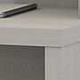 Bush Business Furniture Echo 60"W L Shaped Bow Front Desk, Gray Sand (ECH025GS)~#|#~622EDBE8-809F-46D6-88F35EF425B76F8F_sc7