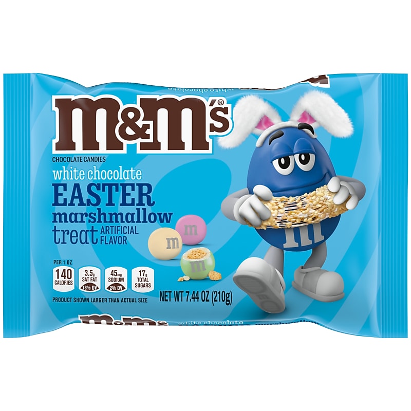 M&M'S Easter White Chocolate Marshmallow Treat Chocolate Pieces, 7.44 oz. (MMM61099) image 1