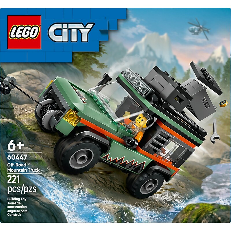 LEGO City Off-Road 4x4 Mountain Truck, 221 Pieces (60447) image 1