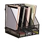 Mind Reader Metal Desk Organizer, Black (FDR4C-BLK)~#|#~62366BF1-CF7E-45FF-8A5E6B0EDD3AC58C_sc7