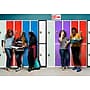 AdirOffice 72'' 2-Tier Black and White Storage Locker (ADI629-202-B-W)~#|#~623B3F90-DC55-4131-930CC3105D7642B1_sc7