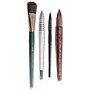 Silver Brush Synthetic Brushes, Assorted, 4/Pack (SLVQL5357)~#|#~623E6C5B-28D2-49EE-BCBC6DD71EFE222C_sc7