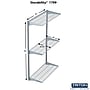 Triton Products Wall Mount Shelving Unit with 3 Steel Wire Shelves (1799)~#|#~62410D91-D8B1-4C92-8B439C221C485E27_sc7