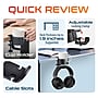 Delton H22 Under Desk Cup Holder and Desk Hook for Headphones, Black (DHSCH22)~#|#~62426CCE-EF32-4A6E-A1699856898FC791_sc7