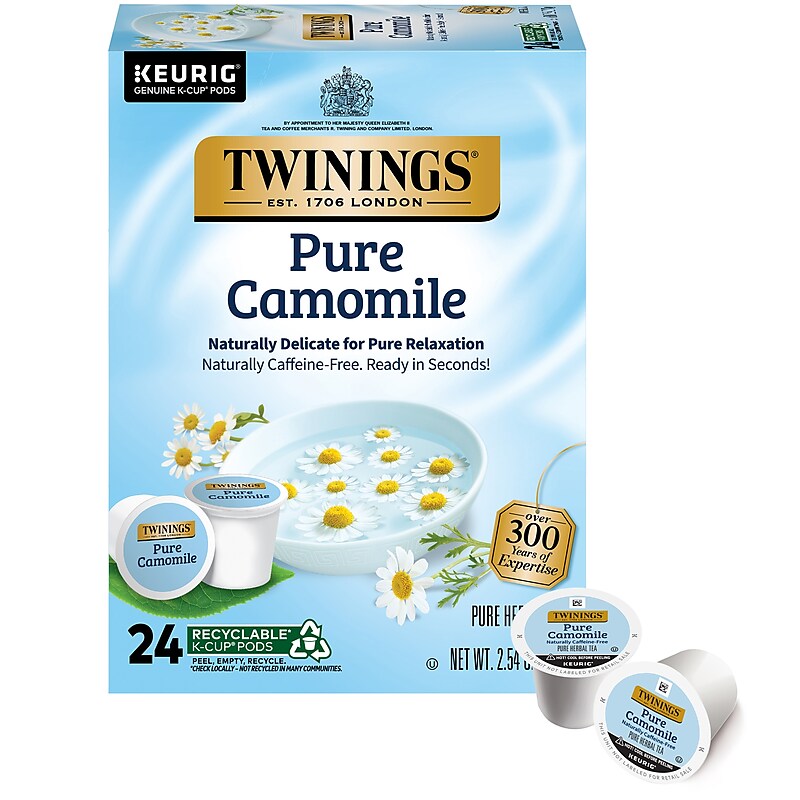Twinings Pure Camomile Herbal Tea, Keurig® K-Cup® Pods, 24/Box (TNA85790) image 1