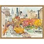 Amanti Art Autumn in New York - Study III by Samuel Dixon Framed Canvas Wall Art Print, 24" x 18" (A42675322611)~#|#~624B462A-0BA8-4FBE-948429BEF9A3061F_sc7