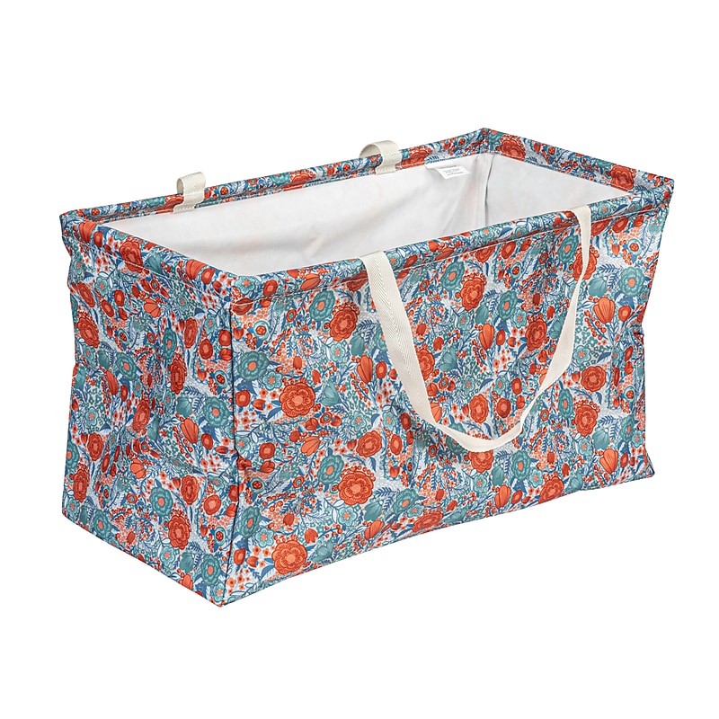 Household Essentials Everyday Krush 13-Gallon Collapsible Laundry Bag, Polyester, Multicolored (HE1133) image 1