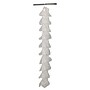 Household Essentials 62" 20-Pocket Canvas Closet Shoe File with Plastic Pockets and Hook, Cream (HH311390)~#|#~62522E4A-8B76-4BC7-B5FF6C214E9E5BC1_sc7
