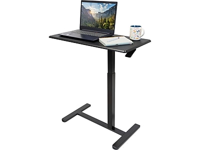 Mount-It! Height Adjustable Overbed Desk | holds up to 55 lbs | MI-8040