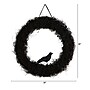 Nearly Natural Halloween Black Raven Twig Wreath, 30" (W1195)~#|#~62593BE9-6237-49CC-807DB9D0E9541724_sc7