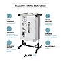 AdirOffice Expandable Blueprint Mobile Plan Center Large File Storage Hanging Rack, Black (615-BLK-KIT1)~#|#~625A0F5E-AA32-42B8-8A3D2F4607EB8FE2_sc7
