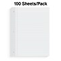 Staples College Ruled Filler Paper, 8.5" x 11", 100 Sheets/Pack (TR16183)~#|#~625ABC43-25BA-470C-A973D399DA85A72E_sc7