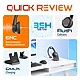 Delton 50X Pro Wireless Noise Canceling Bluetooth Mono Computer On-Ear Headset, Black (DBTHEAD50XBTDL)~#|#~625C35C8-FD67-4488-9E57EE6013CA3854_sc7