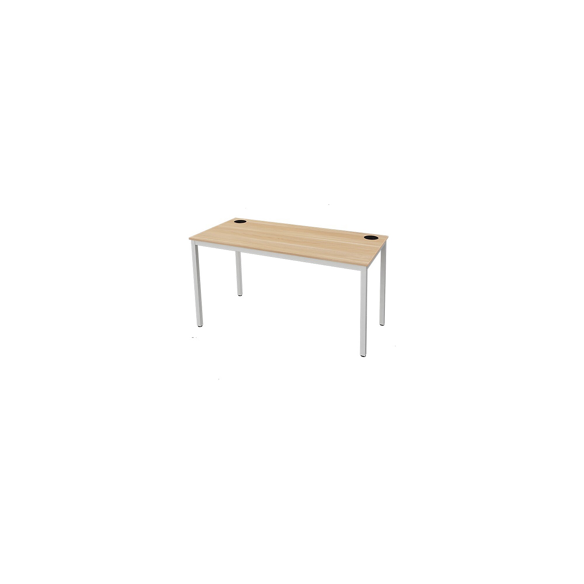 Eureka Ergonomic 47″W Writing Desk, White Woodgrain (CD012) Sansujyuku sansujyuku.com