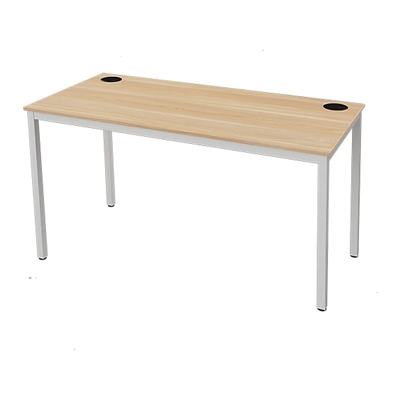 Eureka Ergonomic 47"W Writing Desk, White Woodgrain (CD012) image 1